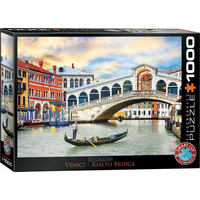 EUROGRAPHICS Puzzle Most Rialto, Benátky 1000 dielikov