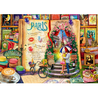 BLUEBIRD Puzzle Život ako otvorená kniha: Paríž 4000 dielikov