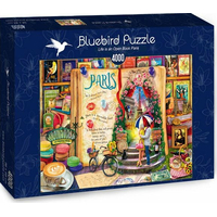 BLUEBIRD Puzzle Život ako otvorená kniha: Paríž 4000 dielikov