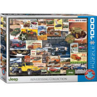 EUROGRAPHICS Puzzle Reklamné plagáty: Džípy 1000 dielikov