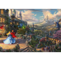 SCHMIDT Puzzle Šípková Ruženka: Tanec v čarovnom svetle 1000 dielikov