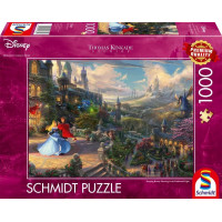 SCHMIDT Puzzle Šípková Ruženka: Tanec v čarovnom svetle 1000 dielikov