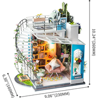 ROBOTIME Rolife DYI House: Dorín loft s LED osvetlením