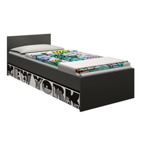 Detská posteľ so šuplíkom - NEW YORK 200x90 cm - grafit