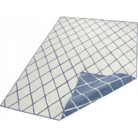 Kusový obojstranný koberec Twin 103119 blue creme