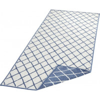 Kusový obojstranný koberec Twin 103119 blue creme