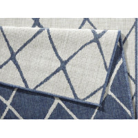 Kusový obojstranný koberec Twin 103119 blue creme