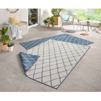 Kusový obojstranný koberec Twin 103119 blue creme