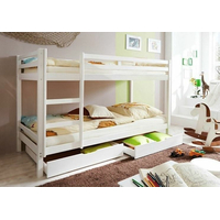 Detská poschodová posteľ KAMILA 200x90 cm - biela