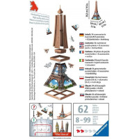 RAVENSBURGER 3D puzzle Mini Eiffelova veža 54 dielikov
