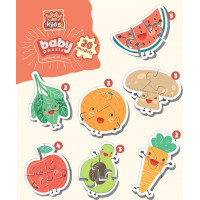 ART PUZZLE Baby Puzzle Ovocie a zelenina (2-4 dieliky)