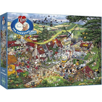 GIBSONS Puzzle Milujem farmárčenie 1000 dielikov