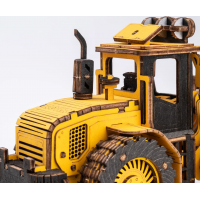 ROBOTIME Roker 3D drevené puzzle Buldozér 211 dielikov