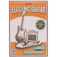 ROBOTIME Roker 3D drevené puzzle Elektrická gitara 140 dielikov