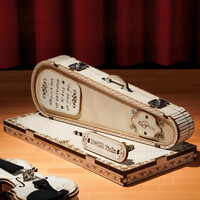 ROBOTIME Roker 3D drevené puzzle Husľové Capriccio 82 dielikov