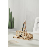 ROBOTIME Roker 3D drevené puzzle Husľové Capriccio 82 dielikov