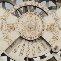 ROBOTIME Roker 3D drevené puzzle Večný kalendár 52 dielikov