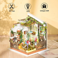 ROBOTIME Rolife DYI House: Millerova záhradka s LED osvetlením