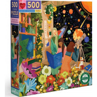 EEBOO Štvorcové puzzle Hvezdárky 500 dielikov
