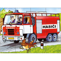 DINO Obrázkové kocky Mašinka, 12 kociek