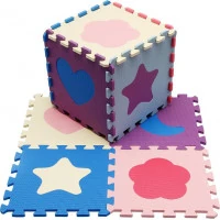 Penové puzzle Tvary pastelové (30x30)