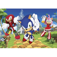 CLEMENTONI Puzzle Ježko Sonic 3x48 dielikov