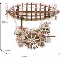 ROBOTIME Roker 3D drevené puzzle Vzducholoď 229 dielikov