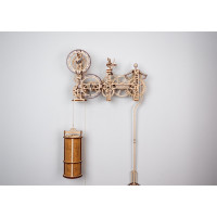 WOODEN CITY 3D puzzle Steampunk nástenné hodiny 269 dielov WOODEN CITY 3D puzzle Steampunk nástenné hodiny 269 dielov