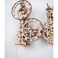 WOODEN CITY 3D puzzle Steampunk nástenné hodiny 269 dielov