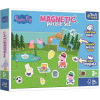 TREFL Magnetická puzzle sada Prasiatko Pepina