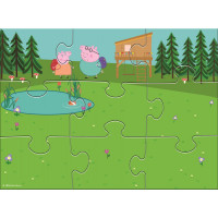 TREFL Magnetická puzzle sada Prasiatko Pepina