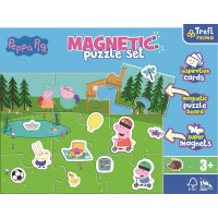 TREFL Magnetická puzzle sada Prasiatko Pepina