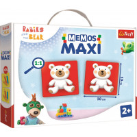 Maxi pexeso Treflíci a medvedík