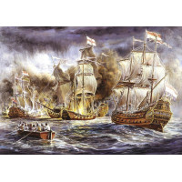 ART PUZZLE Puzzle Lodná bitka 1500 dielikov