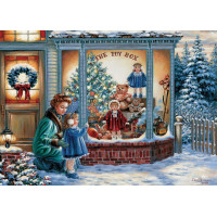 ART PUZZLE Puzzle Výloha s hračkami 500 dielikov