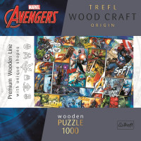 Trefl Wood Craft Origin puzzle Marvel Avengers 1000 dielikov