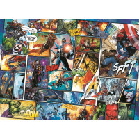 Trefl Wood Craft Origin puzzle Marvel Avengers 1000 dielikov