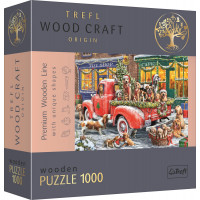 Trefl Wood Craft Origin puzzle Santovi malí pomocníci 1000 dielikov