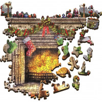 Trefl Wood Craft Origin puzzle Pri krbe 1000 dielikov