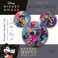 Trefl Wood Craft Origin puzzle Mickey Mouse 505 dielikov