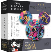 Trefl Wood Craft Origin puzzle Mickey Mouse 505 dielikov