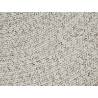 Kusový koberec Braided 105553 Light Melange kruh