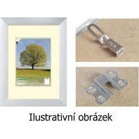 BFHM Alaska hliníkový rám na puzzle 85x60 cm - strieborný