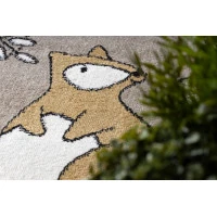 Detský kusový koberec Fun Forester beige