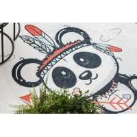 Detský kusový koberec Bambino 1129 Panda cream