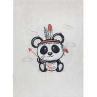 Detský kusový koberec Bambino 1129 Panda cream