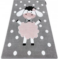 Detský kusový koberec Petit Dolly sheep grey