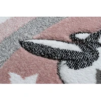 Dětský kusový koberec Petit Pony pink kruh