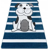 Detský kusový koberec Petit Puppy blue