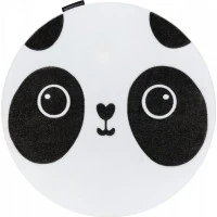 Detský kusový koberec Petit Panda white kruh